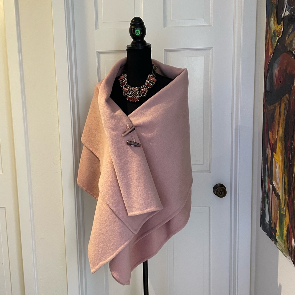 Moda International Blush Cape with Toggle Closure